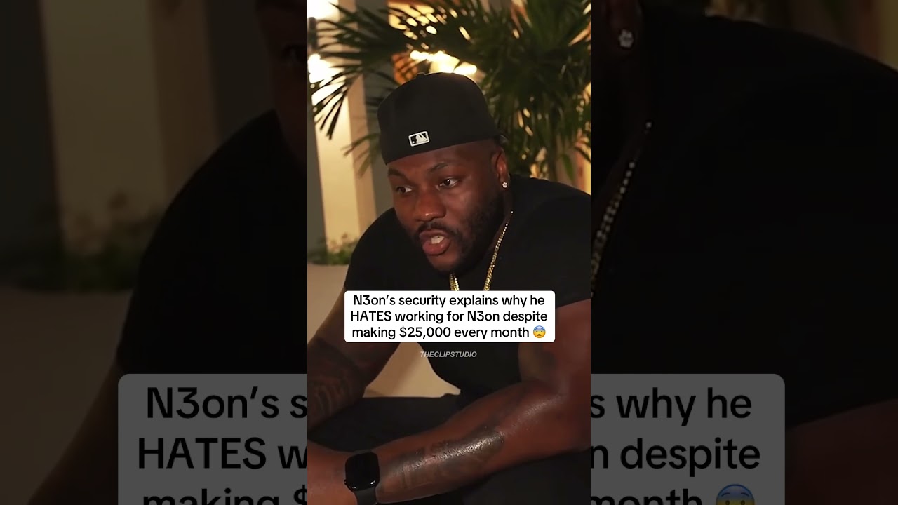 N3on’s security explains why heHATES working for N3on despite making $25,000 every month 😨