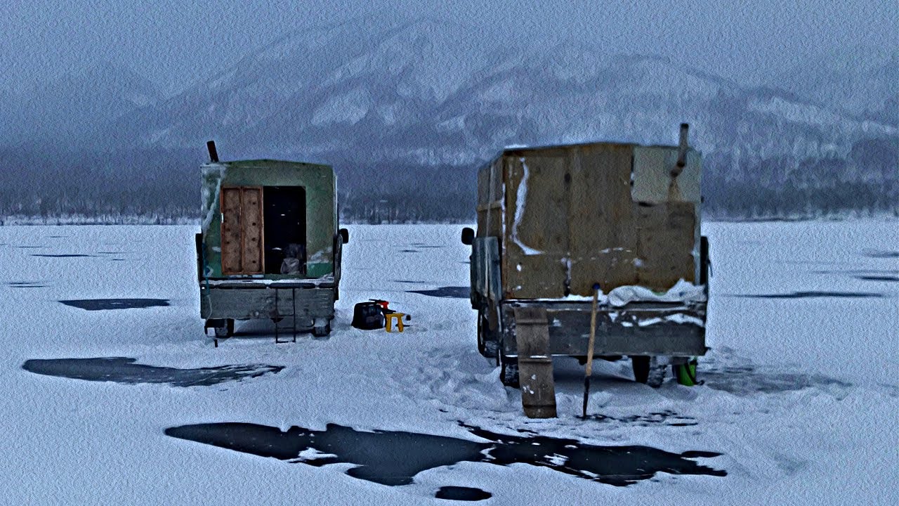 Зимняя рыбалка на омуля. Байкал 23.02.24 г.