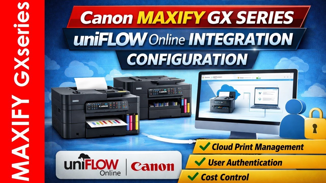 Интеграция серии MAXIFY GX с uniFLOW ONLINE