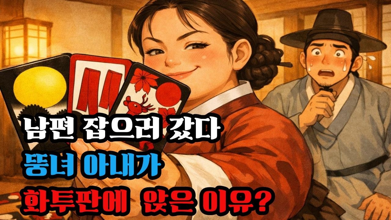 [야담] 남편 잡으러 갔다 도박판에 앉은 뚱녀 아내 | 야담 | 조선이야기 | 옛날이야기