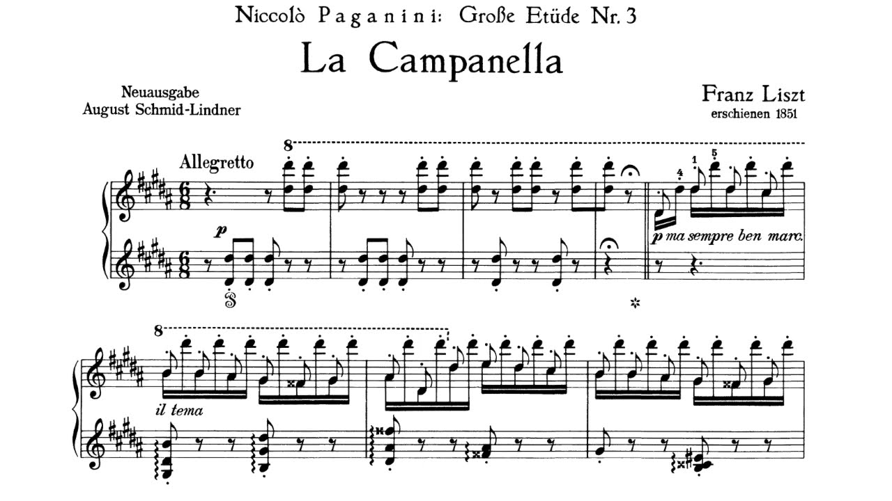 Liszt/Paganini: La Campanella (S. 141 No. 3) - Davide Scarabottolo