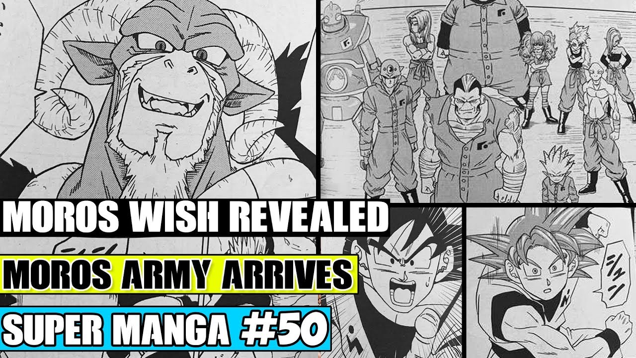 MOROS WISH REVEALED! NEW Enemies Vs Goku And Vegeta! Dragon Ball Super Manga Chapter 50 LEAKS!