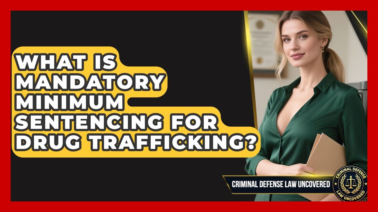 What Is Mandatory Minimum Sentencing For Drug Trafficking? - Criminal Defense Law Uncovered