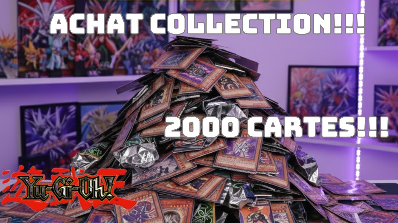 Achat d'une collection de carte YU-GI-OH!!!