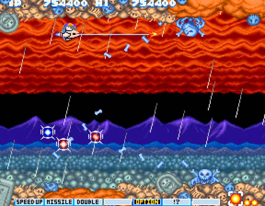 Parodius Da Arcade - Vic Viper Full Run (2/2)