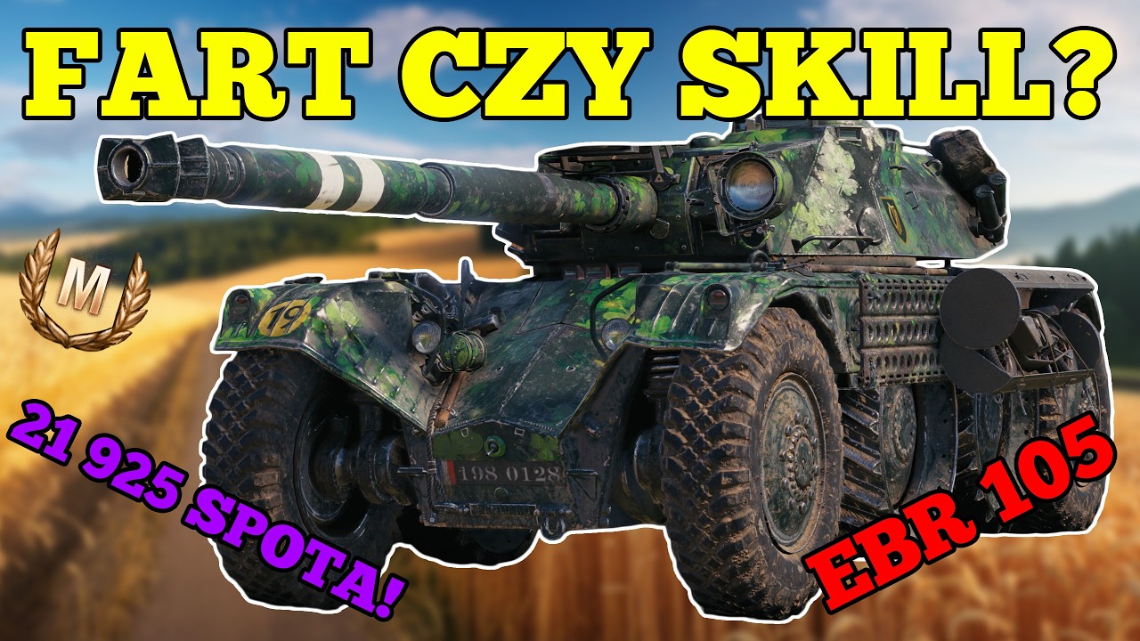 21 000 asysty w 3 minuty! Najlepszy czołg lekki! - Panhard EBR 105