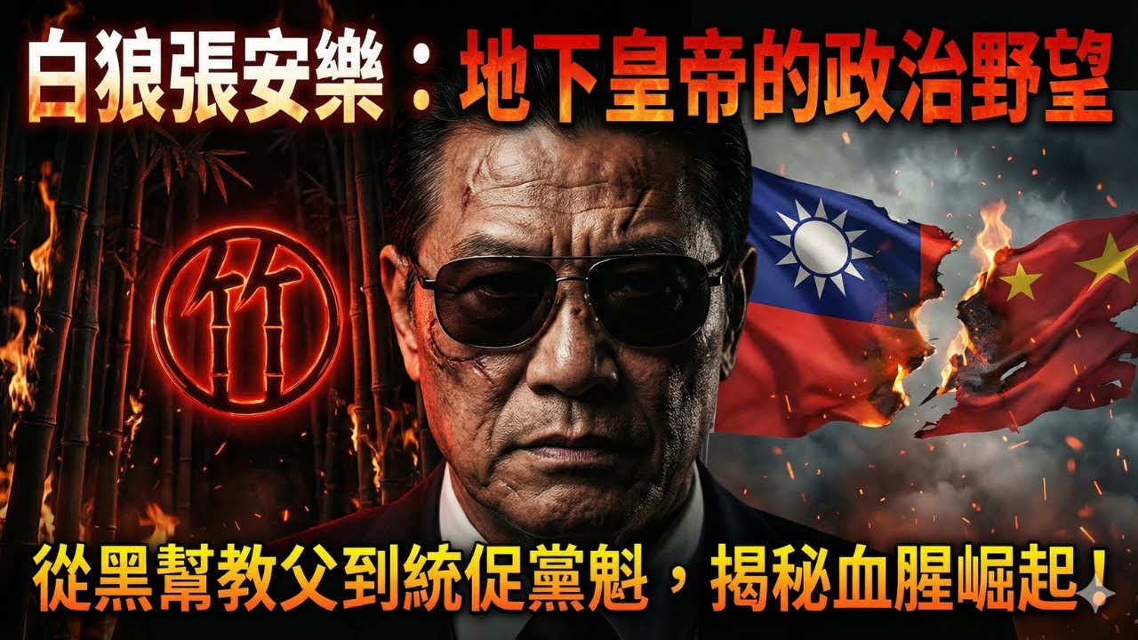 【白狼張安樂的政治之路】竹聯幫老大從黑道通緝犯到統促黨主席的驚人轉折！