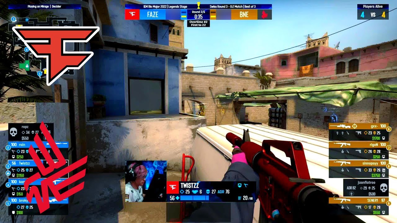 FaZe vs Bad News Eagles | Highlights | IEM Rio Major 2022 - Legends Stage