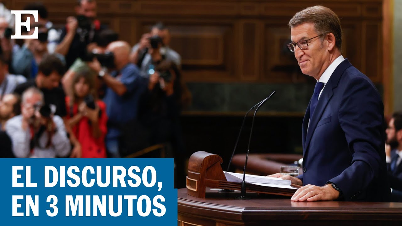 INVESTIDURA FEIJÓO: Los cinco mensajes clave del discurso del candidato del PP en el Congreso