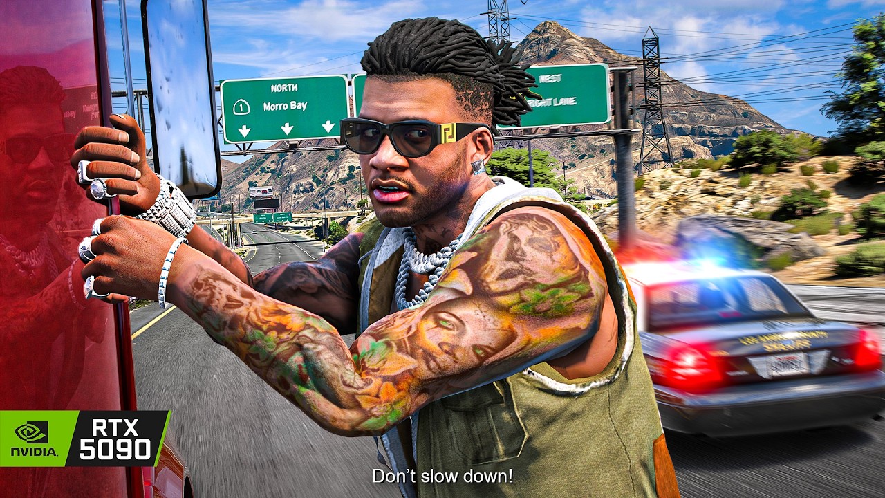 GTA 5 'Pack Man' Mission 8K Gameplay | RTX 5090 Remastered Graphics MOD