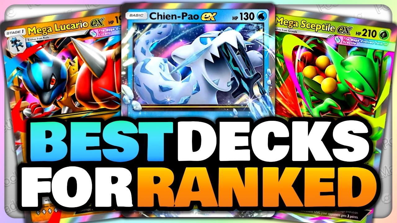 The BEST DECKS To Play For The NEW RANKED SEASON!!! | Pokemon TCG Pocket