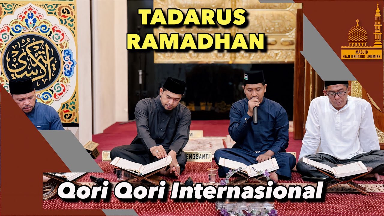 Tadarus Malam 1 Ramadhan 1445 Hijriah di Masjid Haji Keuchik Leumiek (11-03-2024)