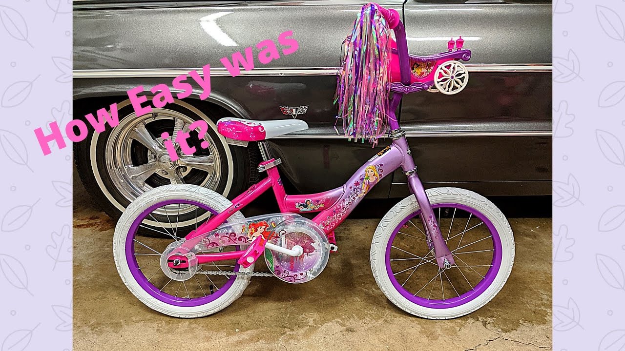 HOW TO ASSEMBLE THE 16 INCH HUFFY PRINCESS BIKE