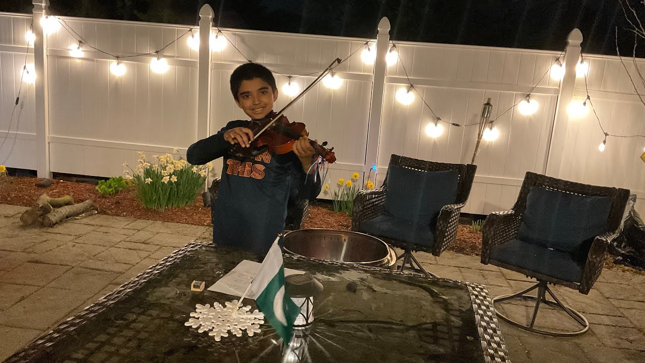 Pakistan National Anthem on violin