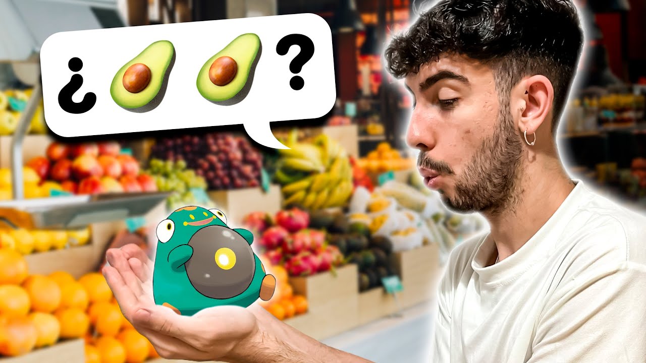 NO ME PUEDO CREER QUE VAYA A JUGAR CON UN AGUACATE