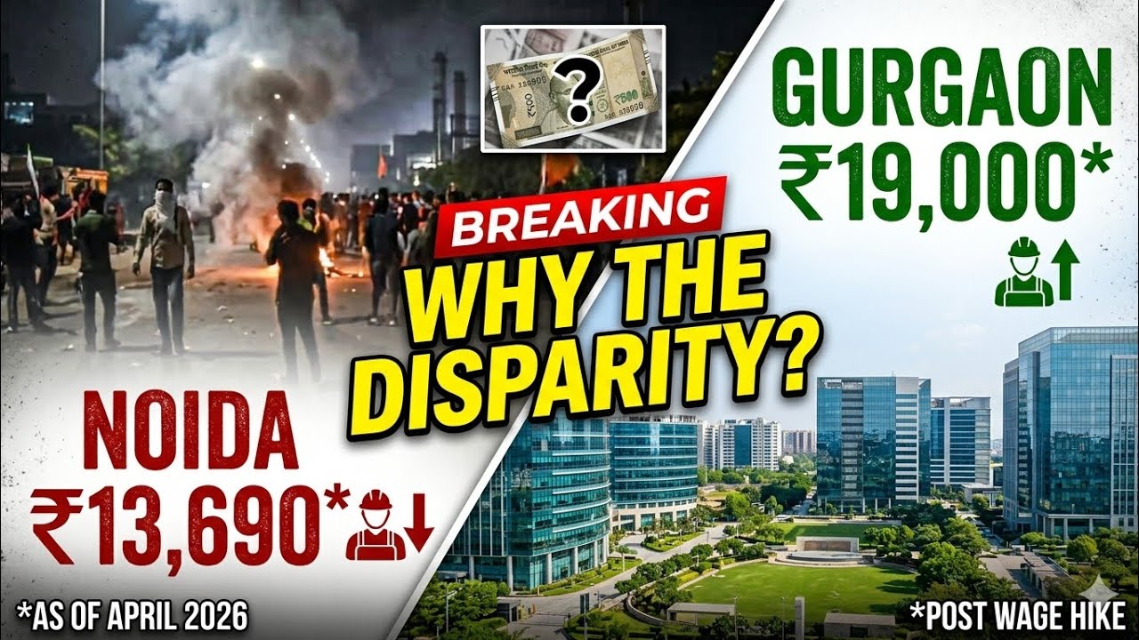 🔥 Noida Mein Bada Protest! Mazdoor Sadak Par Kyun Aaye?#NoidaProtest #WorkersStrike
