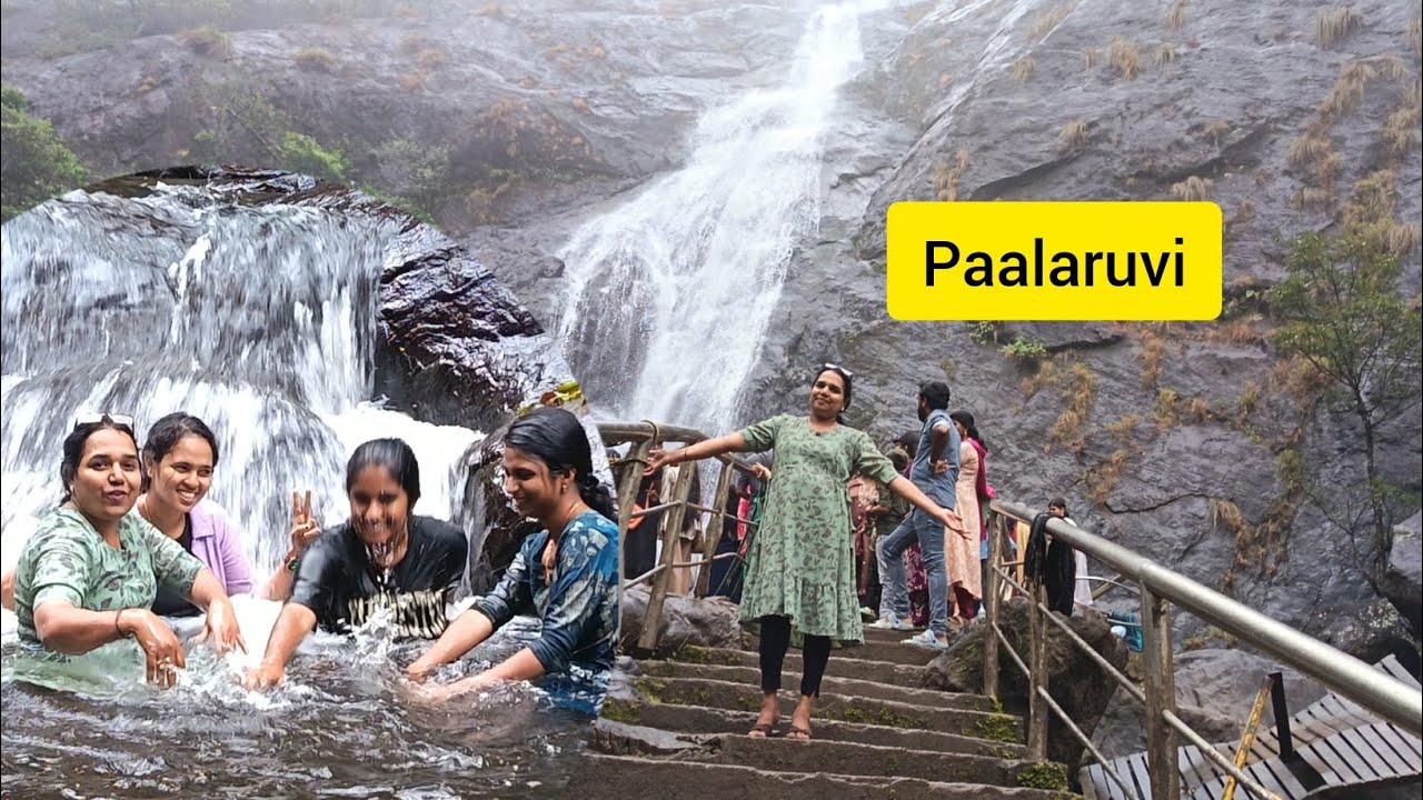 പാലരുവിയിലെ കുളി സൂപ്പറാണ് 🕺#viral vedio #thenmala#ondaytrip