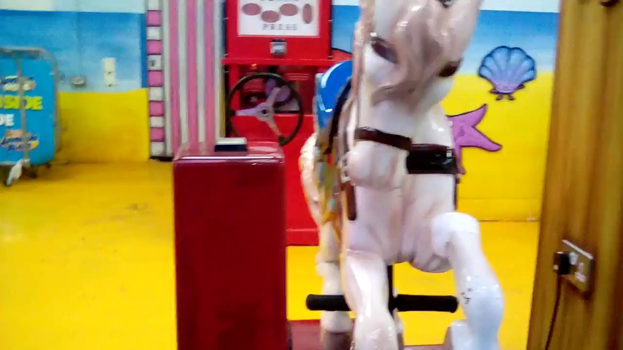 2000s Amutec Derby Racer Kiddie Ride