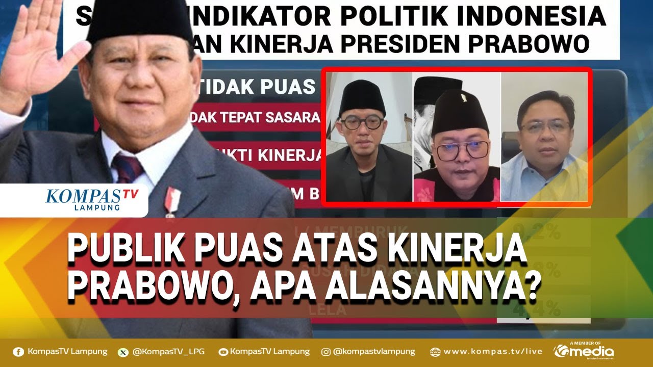 Survei Indikator: Hampir 80% Publik Puas dengan Kinerja Presiden Prabowo, Apa yang Dilihat?