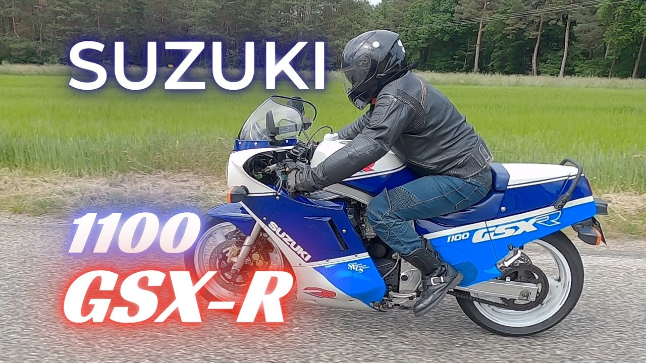 SUZUKI 1100 GSXR 1988 air huile de Salva. Le mythe ! #moto #suzuki #gsxr1100