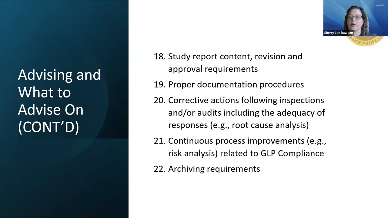 RQAP-GLP Study Group - Session 6