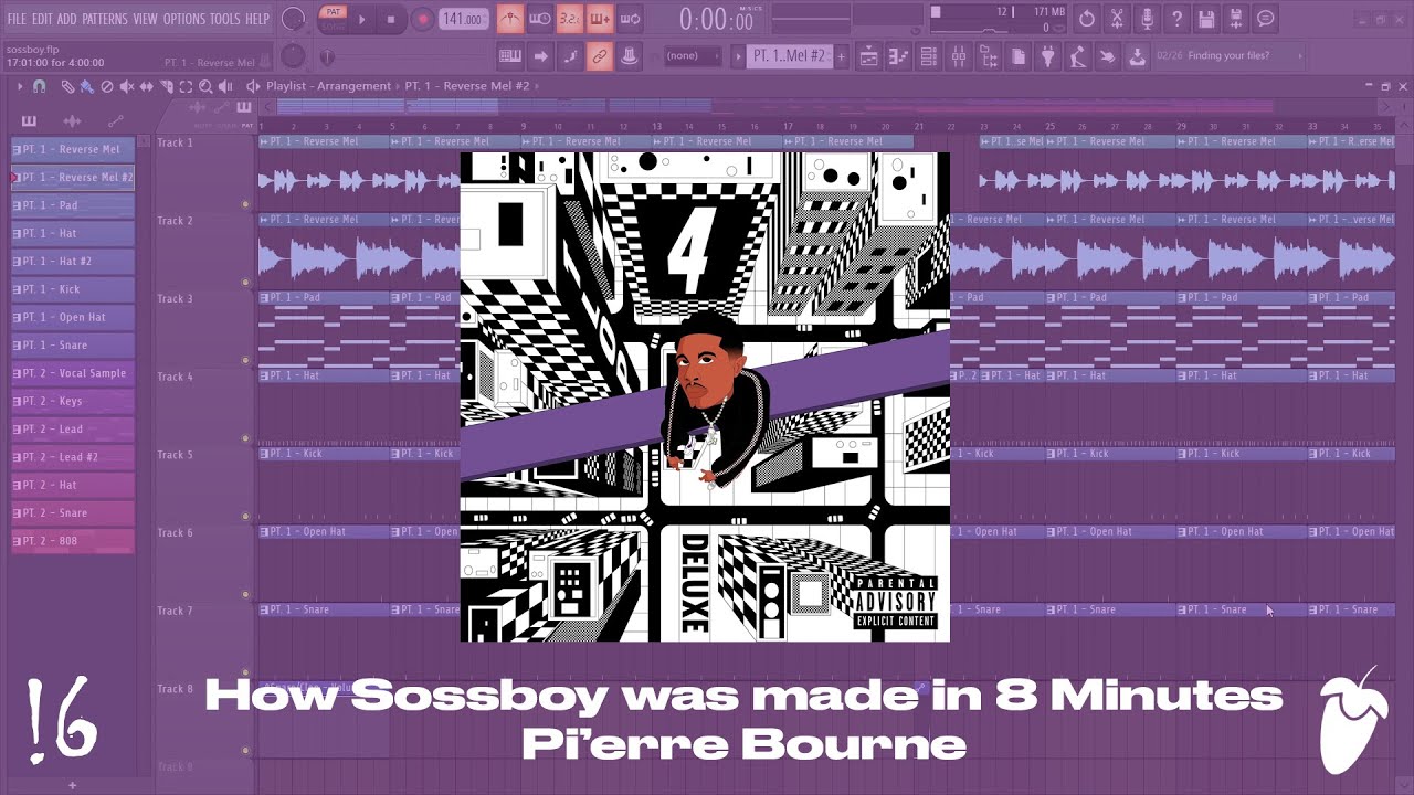 How Sossboy was made in 8 minutes - Pi'erre Bourne (FL Studio Remake)