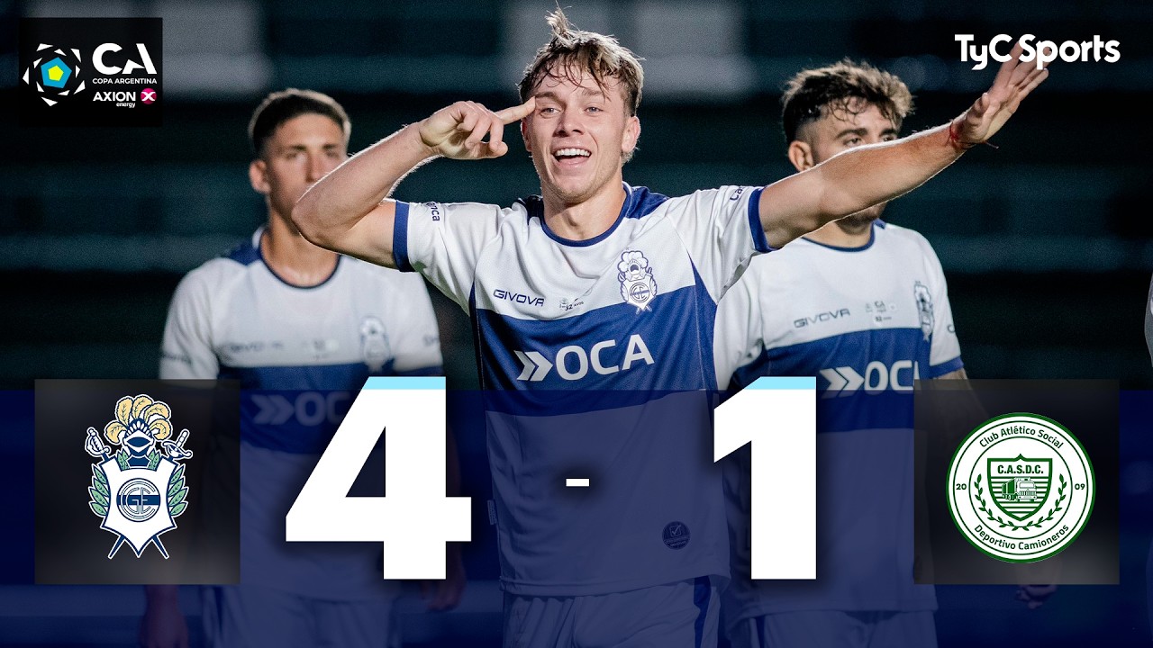 Gimnasia (LP) 4 - 1 Camioneros | Copa Argentina 2026 | 32avos de final