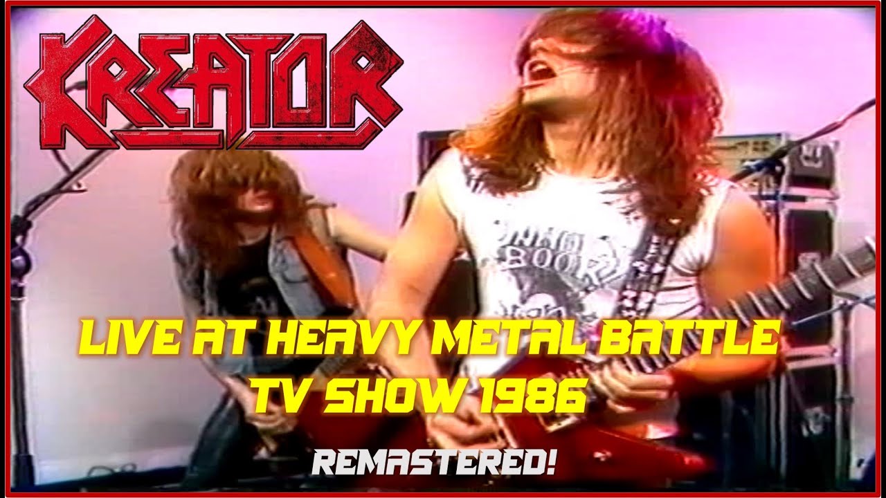 Kreator &ndash; Live at Heavy Metal Battle TV Show (1986 Full Concert) | Remastered | Official DVD