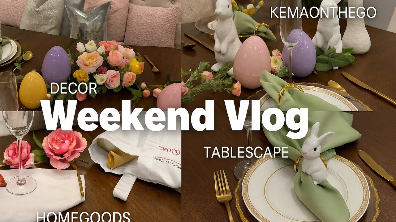 Tablescape Vlog | Hunting for the Perfect Glassware + Spring Decor Finds