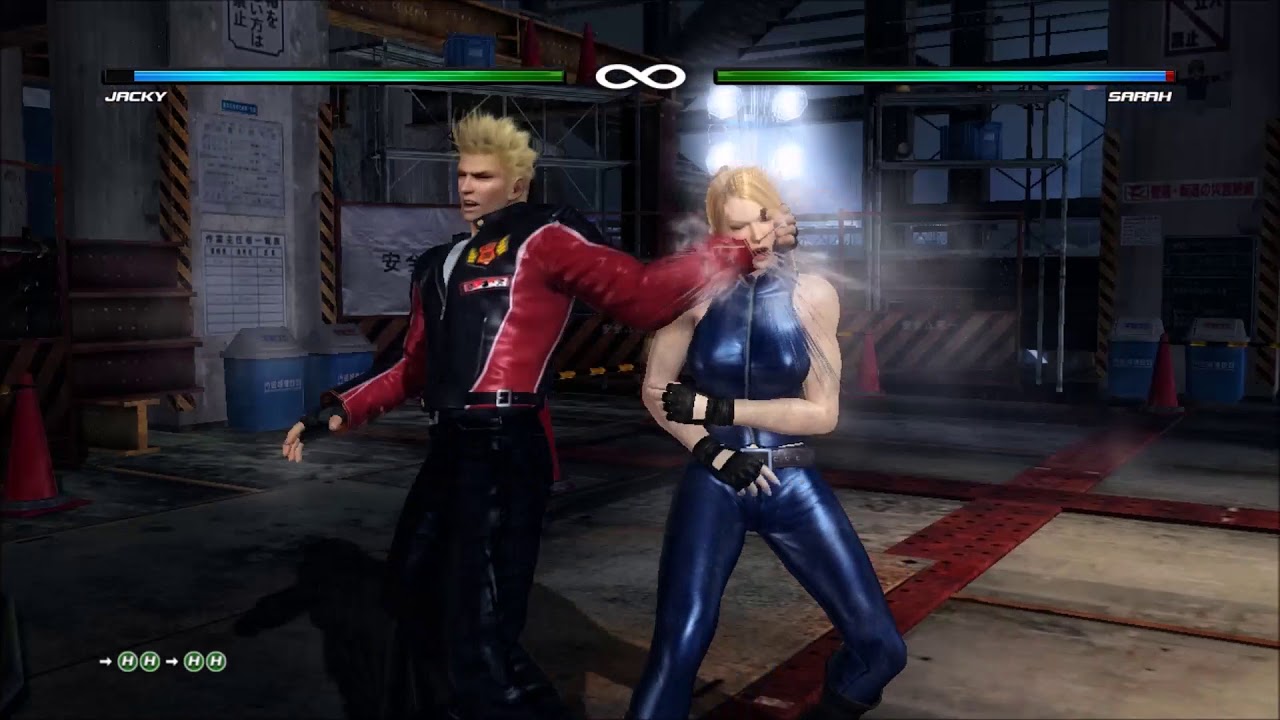 Dead or Alive 5, Jacky Bryant, All Holds & Throws Compilation