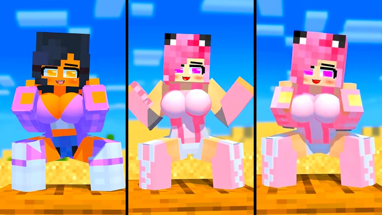 Minecrafts Dark Who's best lonely Dancers - Aphmau VS Kawaii Chan - Minecrafts Mix