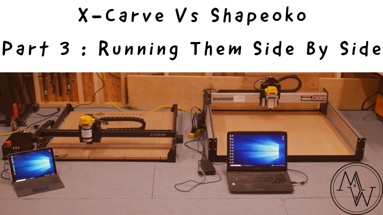 Ultimate X-Carve против Shapeoko — Часть 3: Их совместная работа // CNC-деревообработка // Onefin...