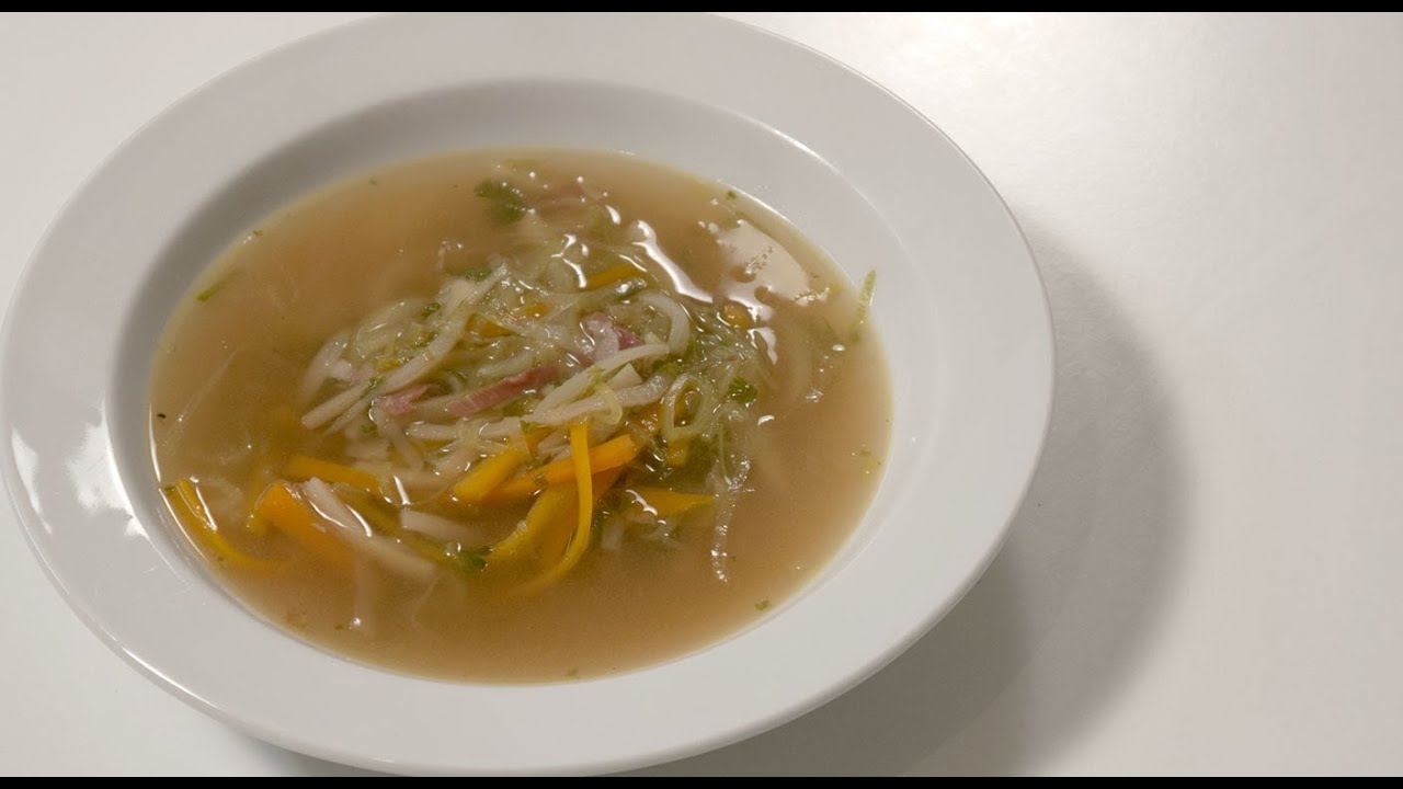 Basic Soup - juliennesuppe - Minestrone - Vegetable Soup