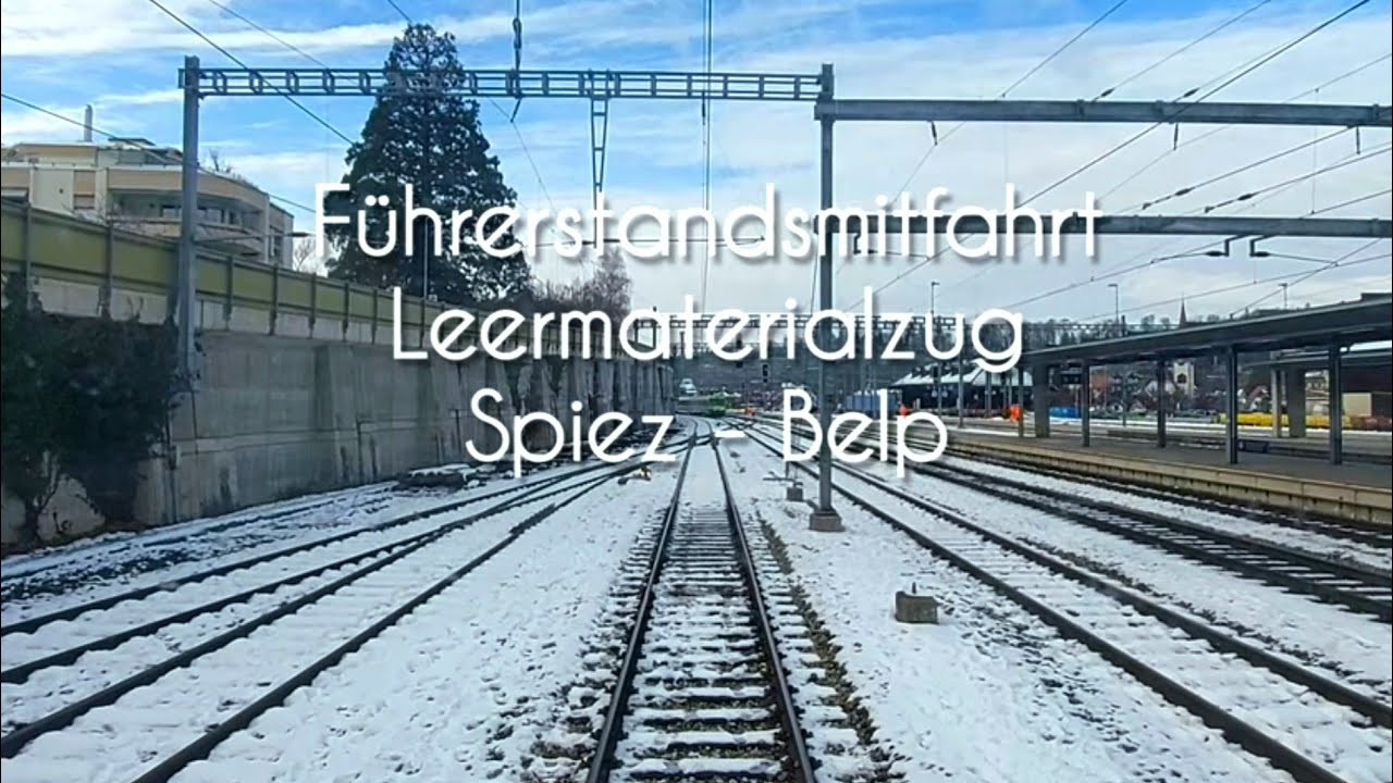 BLS RABe 515 Leermaterialzug von Spiez nach Belp.