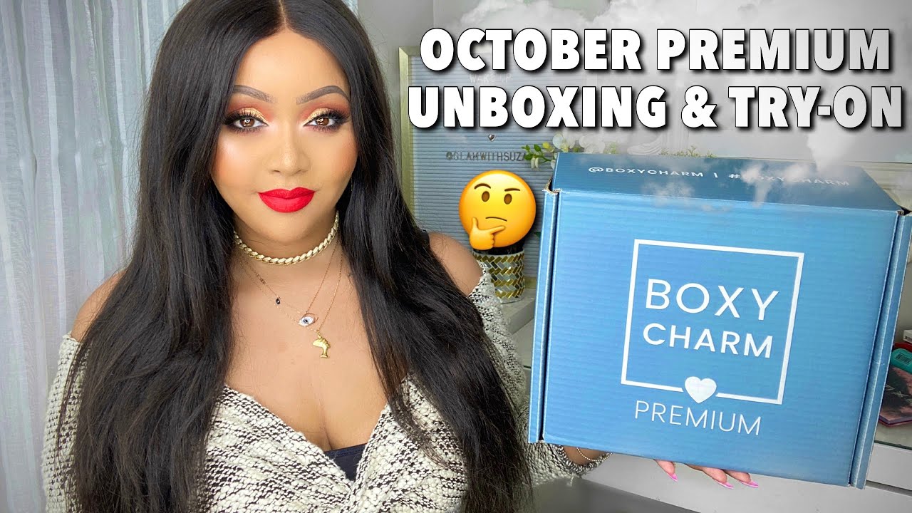 OCTOBER 2020 BOXYCHARM PREMIUM UNBOXING & TRY - ON 🤦🏽‍♀️|| BEAUTY BOX REVIEW