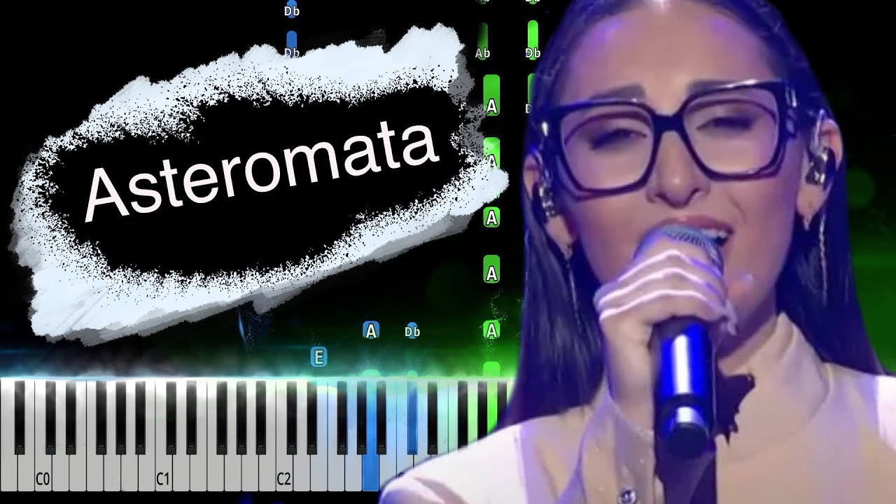 Klavdia - Asteromáta | Greece 🇬🇷 | Eurovision 2025 Piano Tutorial