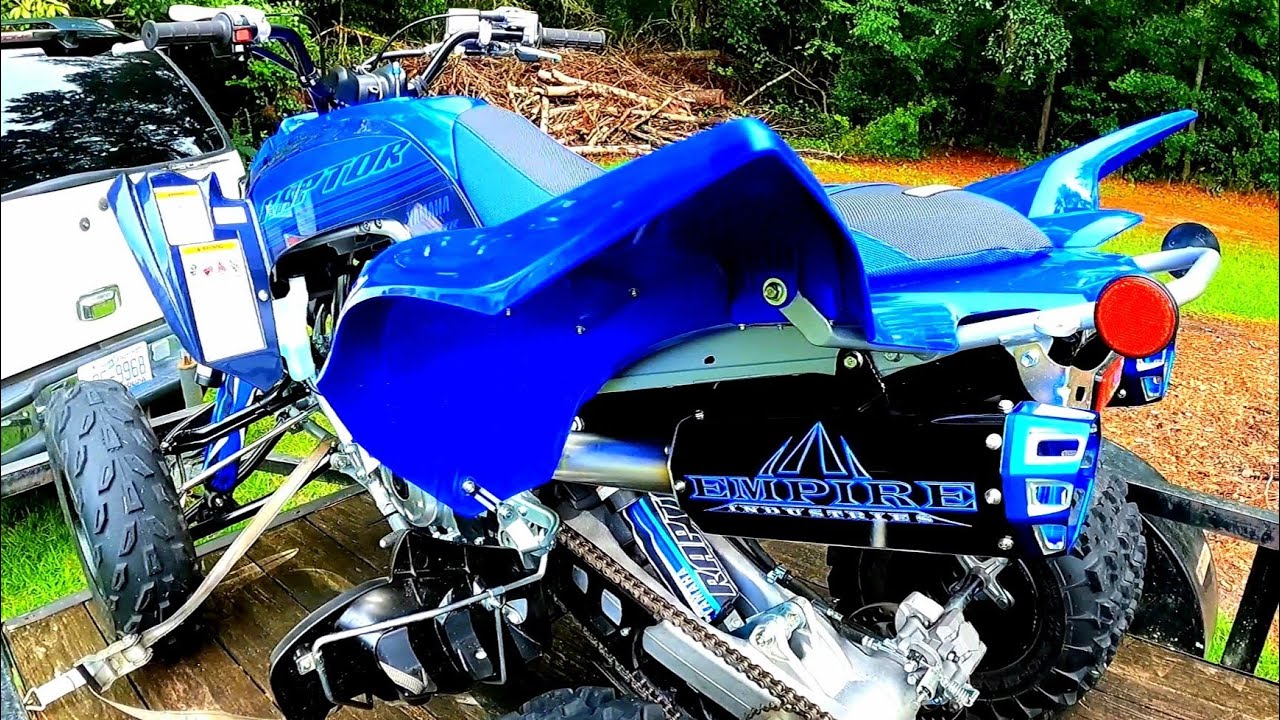 Raptor 700R Gets Empire Industries Dual Exhuast Big 3! #raptor700r 