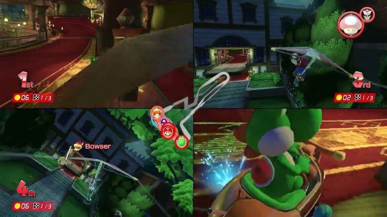Nintendo Switch - Mario Kart 8 Deluxe - VS Race teams multiplayer (3 players)