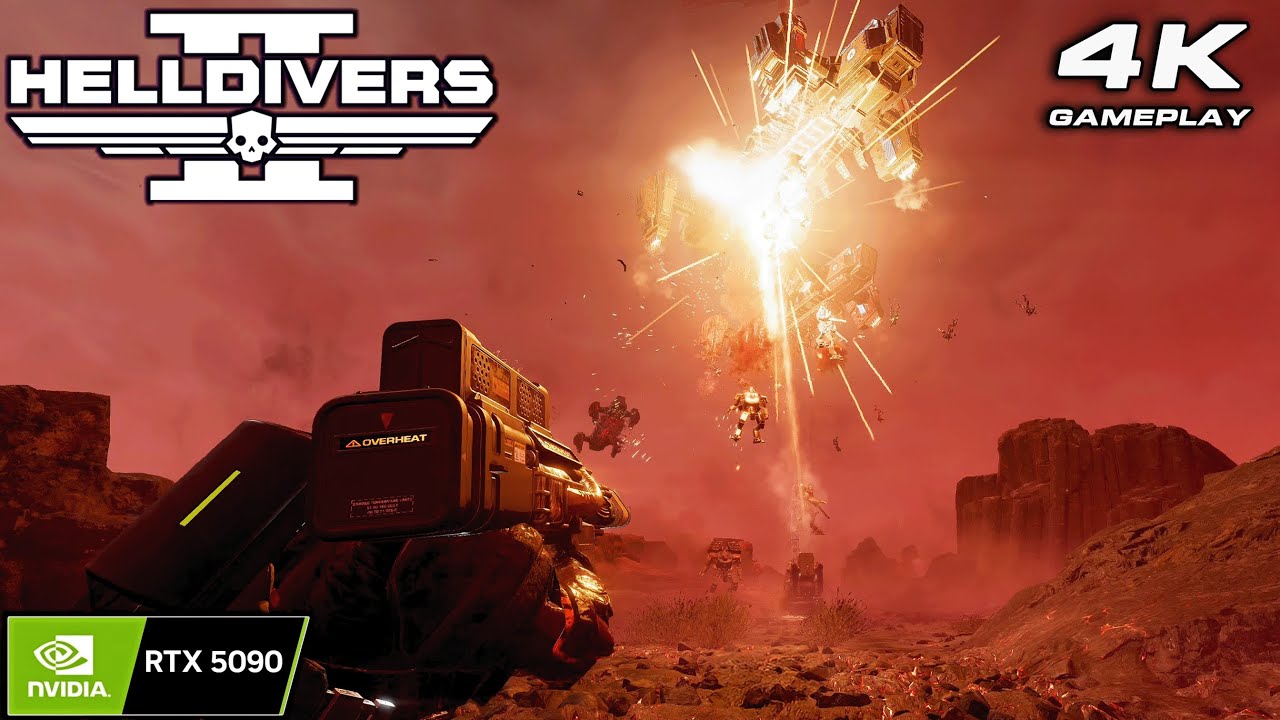 Helldivers 2: 4K Gameplay No Commentary ULTRA Settings | RTX 5090 P1067