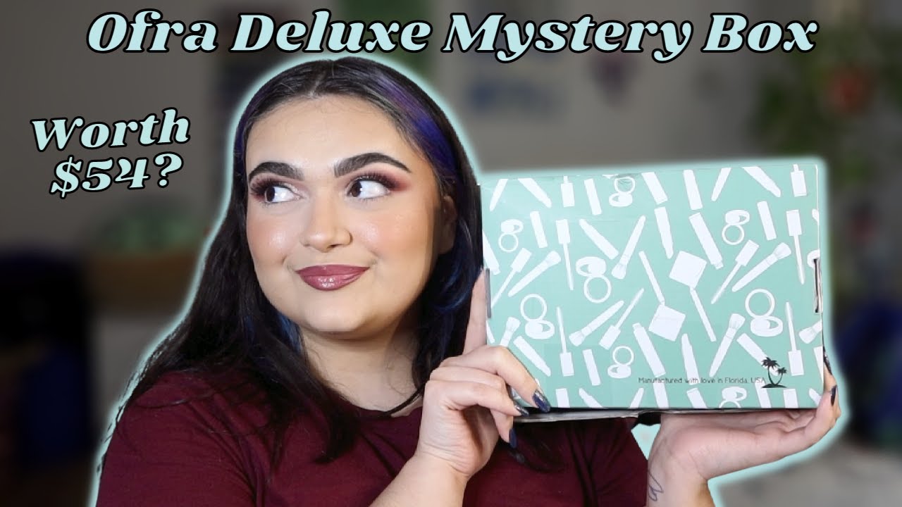 OFRA COSMETICS DELUXE MYSTERY BOX UNBOXING AND TRY ON