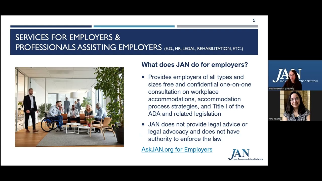 Navigating the Job Accommodation Process with the Job Accommodation Network