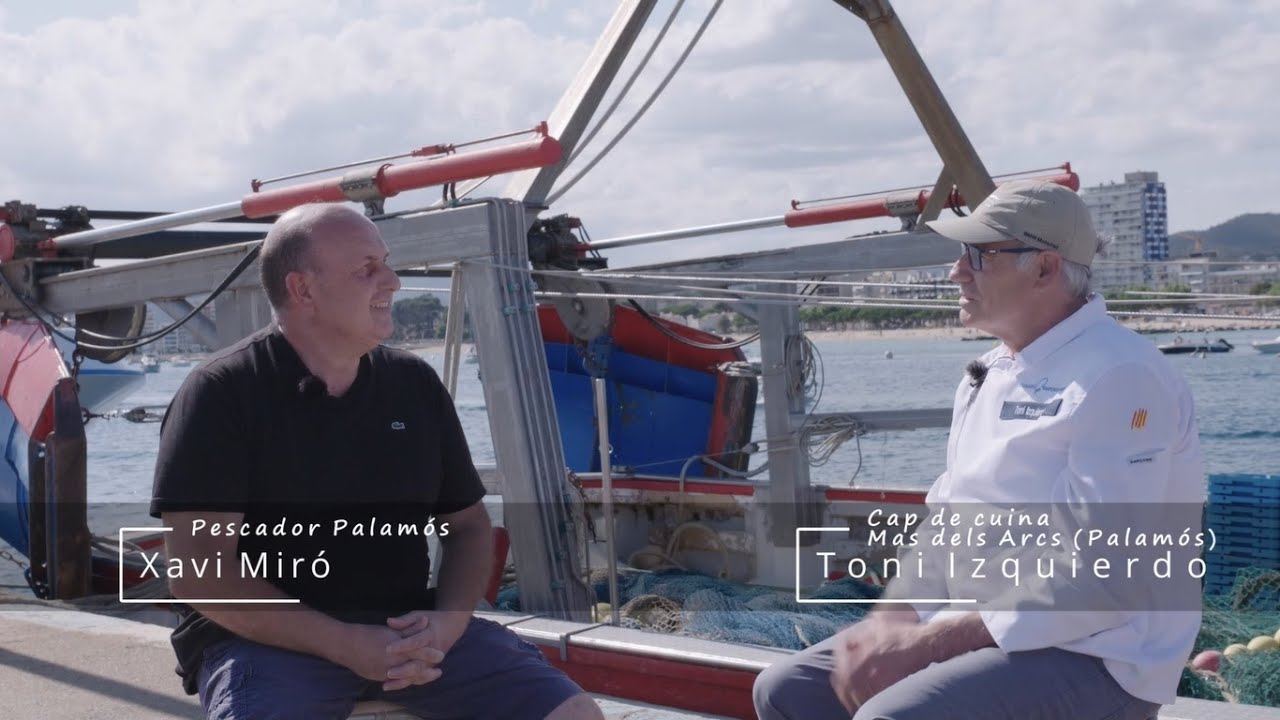 Toni Izquierdo (Restaurant Mas dels Arcs) i Xavi Miró (pescador de gamba de Palamós)
