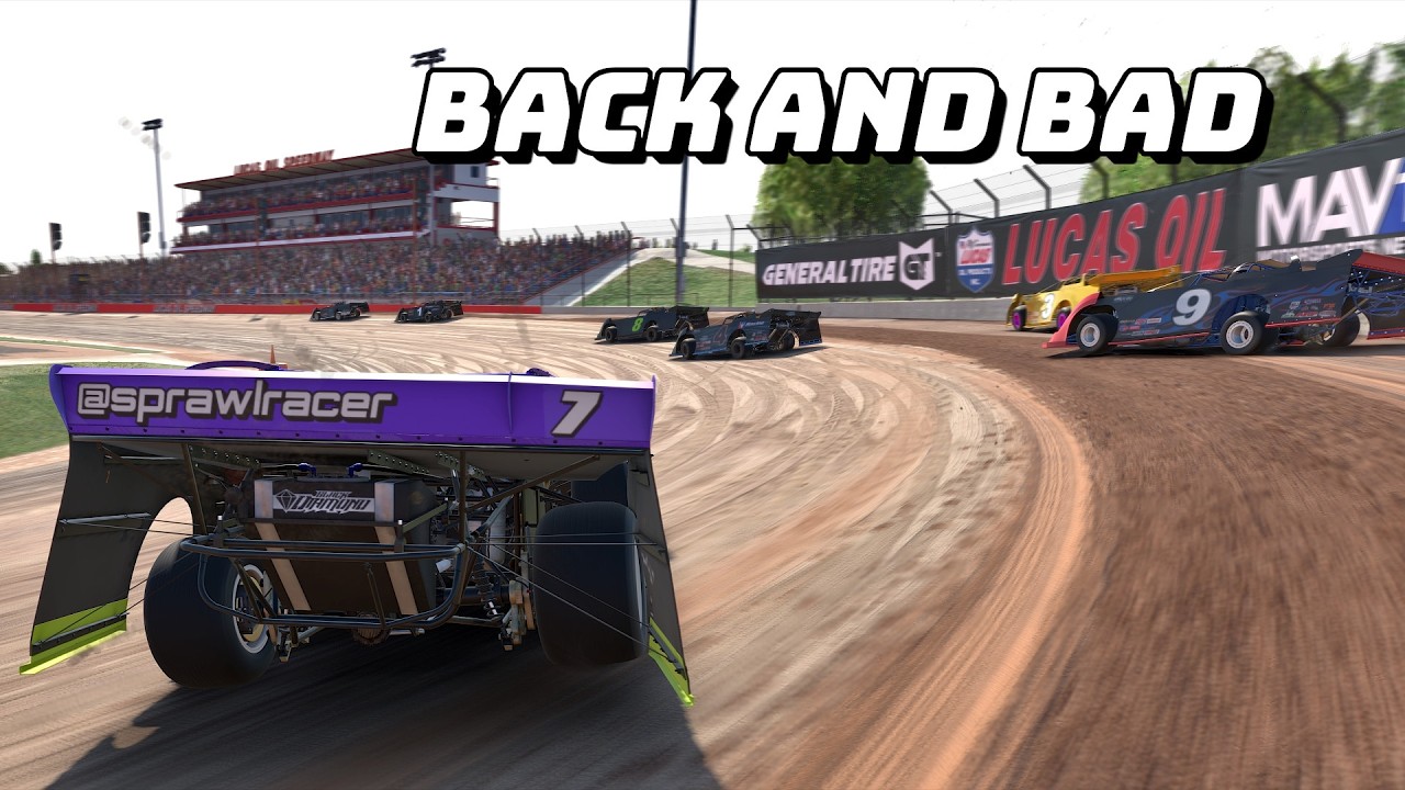 Back and Bad // iRacing Dirt Pro Late Model Open @ Lucas Oil