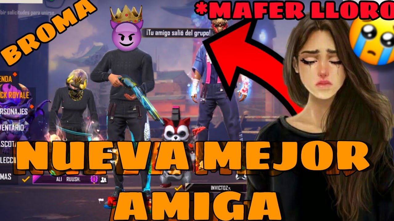 &iexcl;TENGO NUEVA MEJOR AMIGA! ❤️ *BROMA A MAFER* &iexcl;TERMINO LLORANDO!😭 // RG4 POETA💛✨