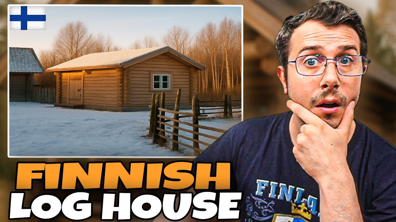 🇫🇮 Reacting to How Finns Build Traditional Log Houses