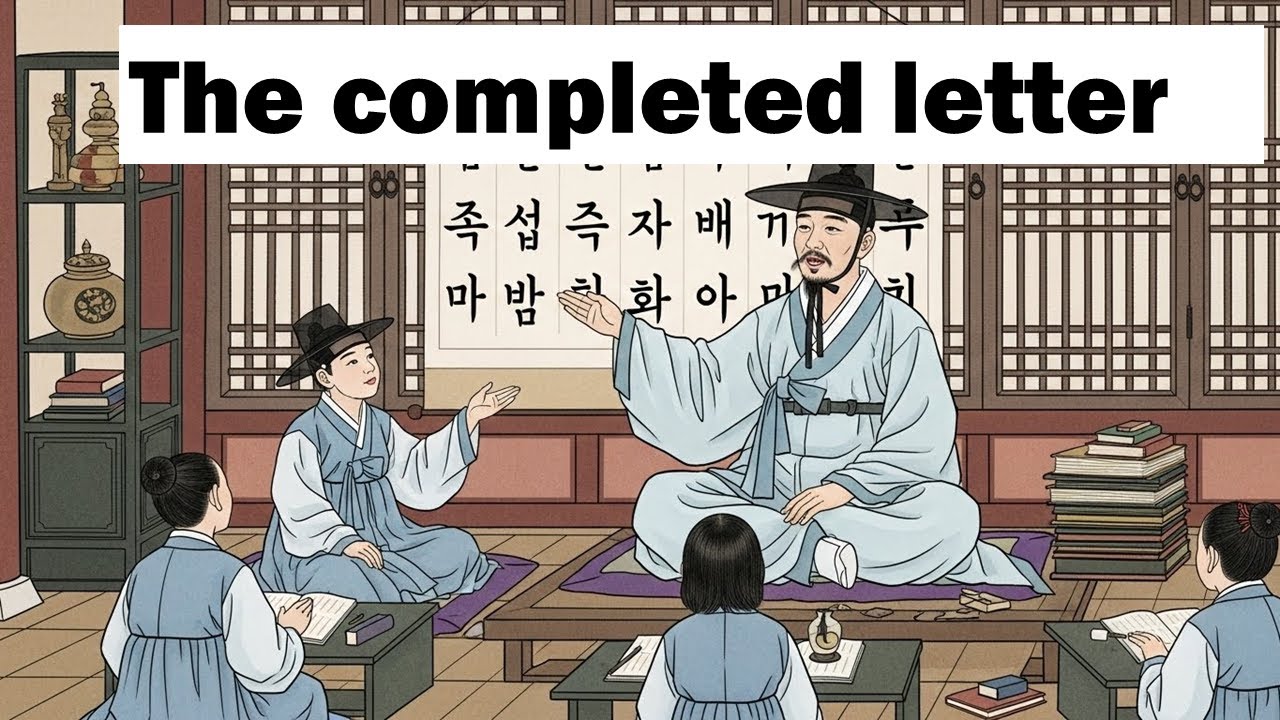 The completed letter