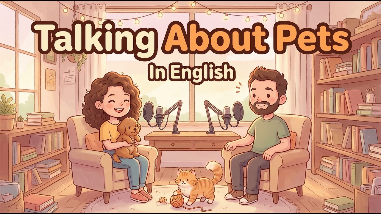 Talking About Pets in English 🐶 | Easy Conversation Practice (A1–A2)
