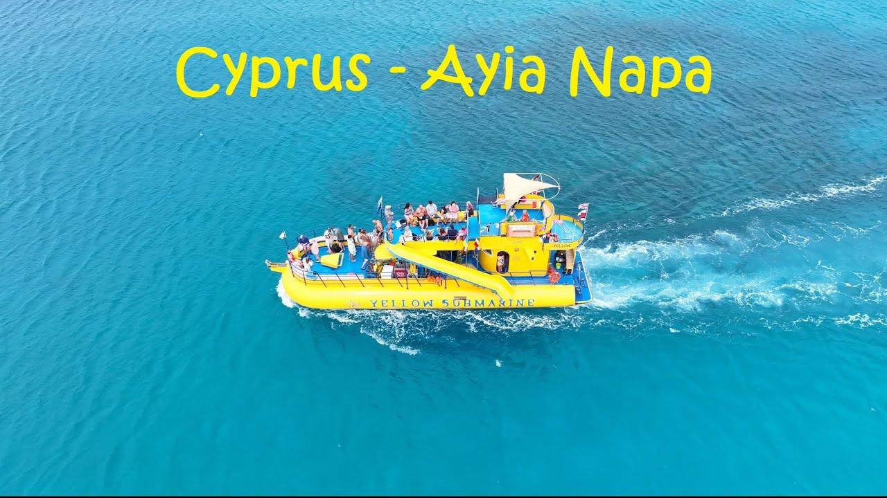 Yellow Submarine trip in Ayia Napa - Cyprus in 4K