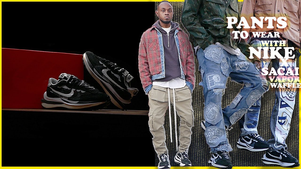 NIKE  SACAI VAPOR-WAFFLE : Sneaker Of The Year? REVIEW/ HOW TO STYLE ON FEET WITH MULTIPLE FITS