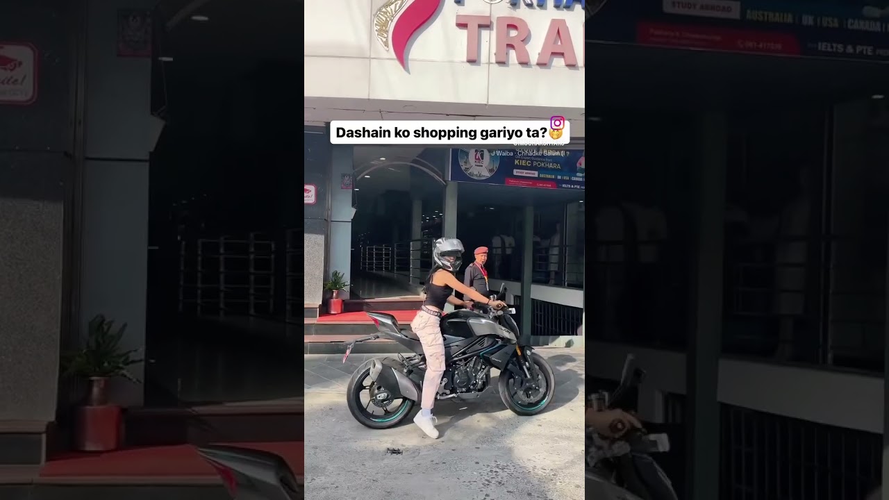 Lady rider Surakshya